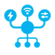 Integrates three core functions: power distribution, data transmission, and equipment control